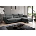 Corner sofa Elsilva R, Vero 5, gray, H100x276x201