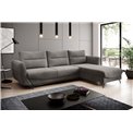 Corner sofa Elsilva R, Loco 4, gray, H100x276x201