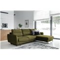 Corner sofa Elsilva R, Nube 33, green, H100x276x201