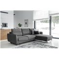 Corner sofa Elsilva R, Nube 4, gray, H100x276x201