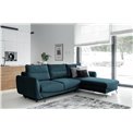 Corner sofa Elsilva R, Nube 40, blue, H100x276x201