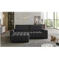 Corner sofa Ebonett L, Monolith 97, gray, H92x250x175