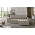 Corner sofa Ebonett R, Dora 21, beige, H92x250x175