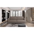 Sofa bed Ellise , Savoi 7, gray, H90x250x95