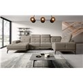 Corner sofa Elneviro R, Vero 18, beige, H77x350x201