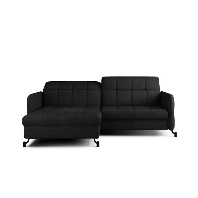 Corner sofa Elorelle L, Sawana 14, black, H105x225x160