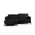 Corner sofa Elorelle L, Sawana 14, black, H105x225x160