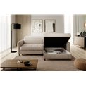 Corner sofa Elgomsi L, Raquel 18, beige, H100x228x165