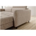 Corner sofa Elgomsi L, Raquel 18, beige, H100x228x165