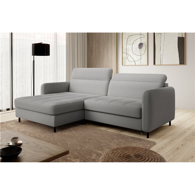 Corner sofa Elgomsi L, Royal 04, grey, H100x228x165