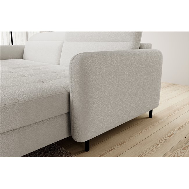 Corner sofa Elgomsi R, Royal 01, white, H100x228x165