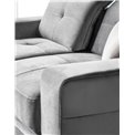 Sofa Eltorrenso, Poco 4, gray, H108x195x103cm