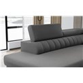 U shape sofa Elouis U Left, Velvetmat 4, gray, H92x347x202cm