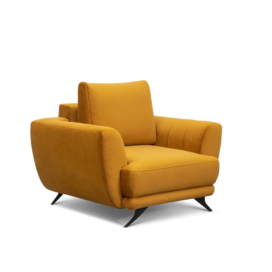 Armchair Elmego, Poco 4, gray, H87x102x94cm