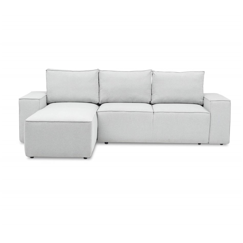 Corner sofa Elsilla L, Sola 18, beige, H95x302x204cm