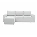 Corner sofa Elsilla L, Loco 35, green, H95x302x204cm