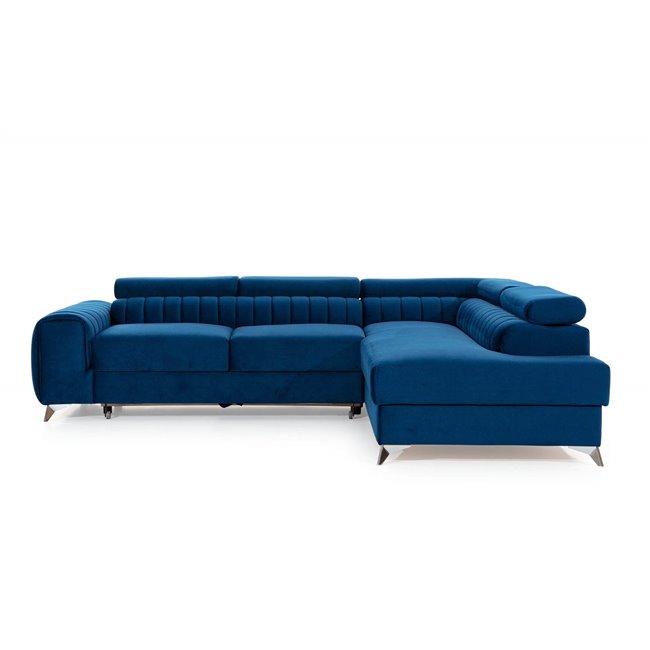 Corner sofa Elaurence L, Kronos 19, green, H92x278x205cm