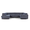 U shape sofa Elscada U Left, Kronos 19, green, H98x330x200cm