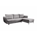 Corner sofa Elsilva L, Nube 22, brown, H100x276x201cm