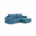 Kampinė sofa Ebonett L, Monolith 77, mėlyna sp., H92x250x175cm