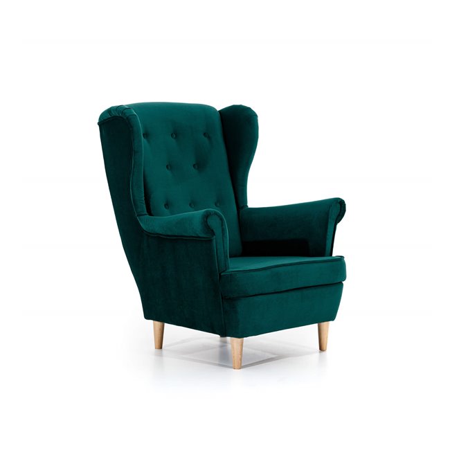 Armchair Elaros, Monolith 37, green, H103x85x90cm