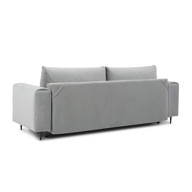 Sofa bed Edalia, Leve 22, brown, H90x260x95cm