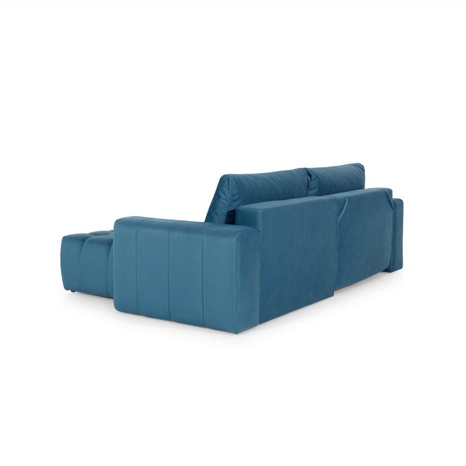 Kampinė sofa Ebonett R, Monolith 37, žalia sp., H92x250x175cm