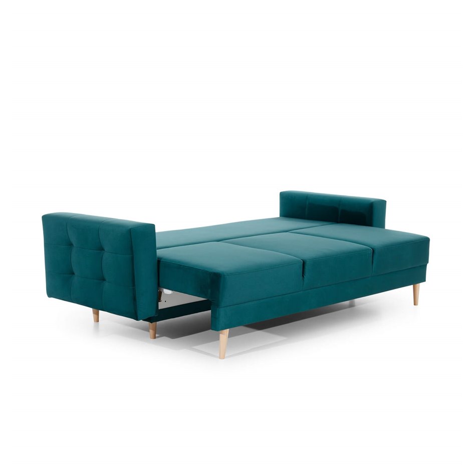 Sofa bed Elsgard, Kronos 13, blue, H93x233x46cm