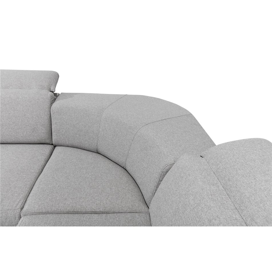 Corner sofa Elderico Symmetrical, Inari 96, gray, H102x268x268cm