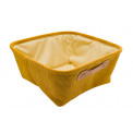 Basket, yellow colour, 31x15cm