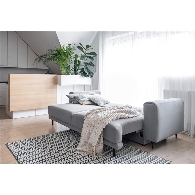 Диван-кровать Edalia, Borneo 4, серый, H90x260x95см