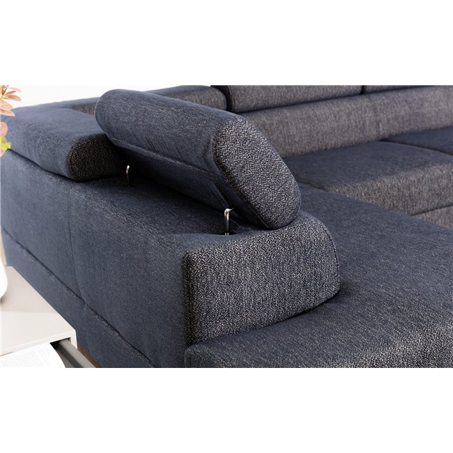 U shape sofa Elscada U Left, Kronos 19, green, H98x330x200cm