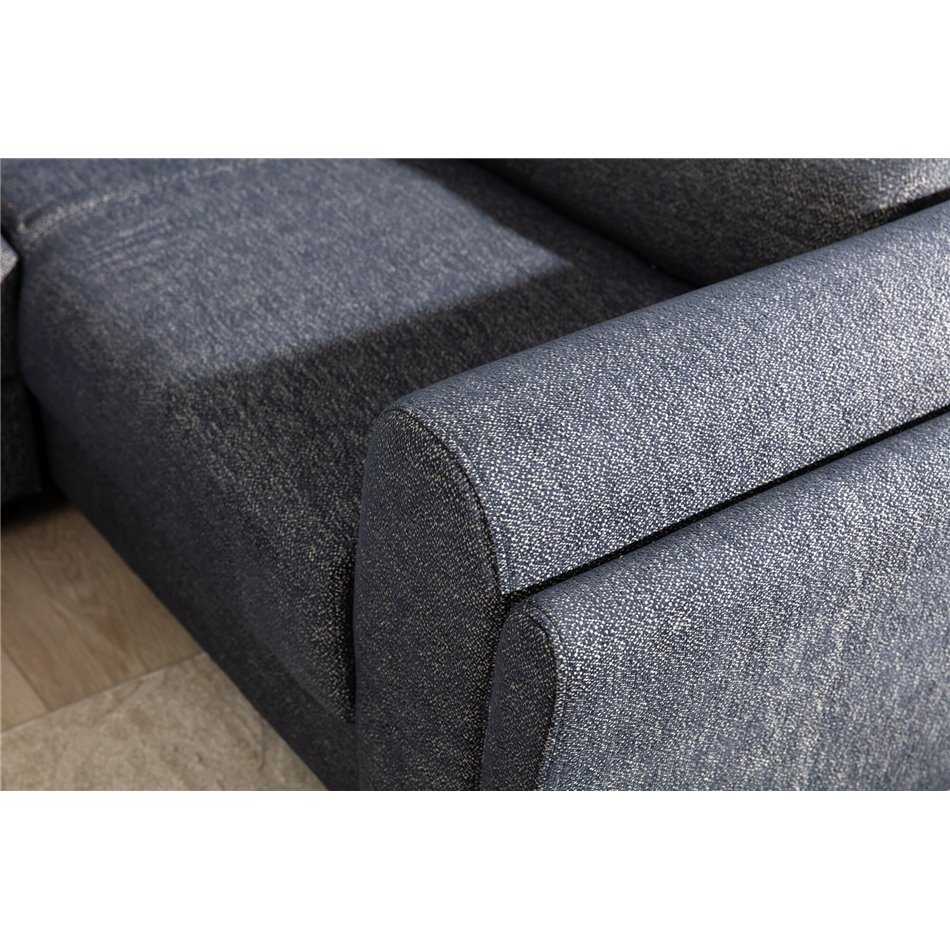 U shape sofa Elscada U Left, Inari 96, gray, H98x330x200cm