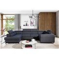 U shape sofa Elscada U Left, Soft 17, white, H98x330x200cm