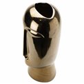 Vase Easter head tall, gold, H35cm, D15cm