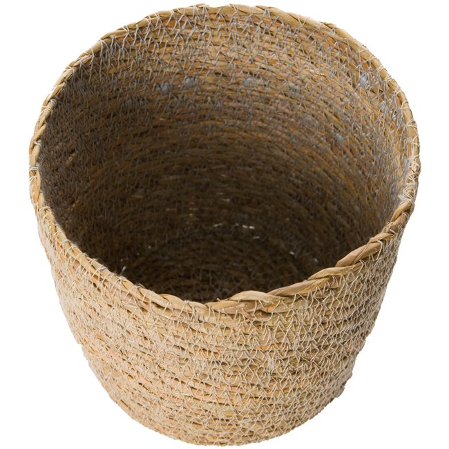 Basket Rond S, natural, reed,  D18 x H 18cm