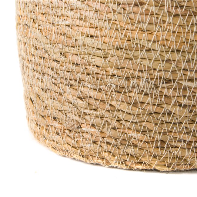 Basket Rond S, natural, reed,  D18 x H 18cm