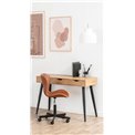 Office chair Atilde , brown, H87x55x54cm, seat height 44-51cm