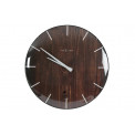 Wall clock Edge Wood Dome, D35cm