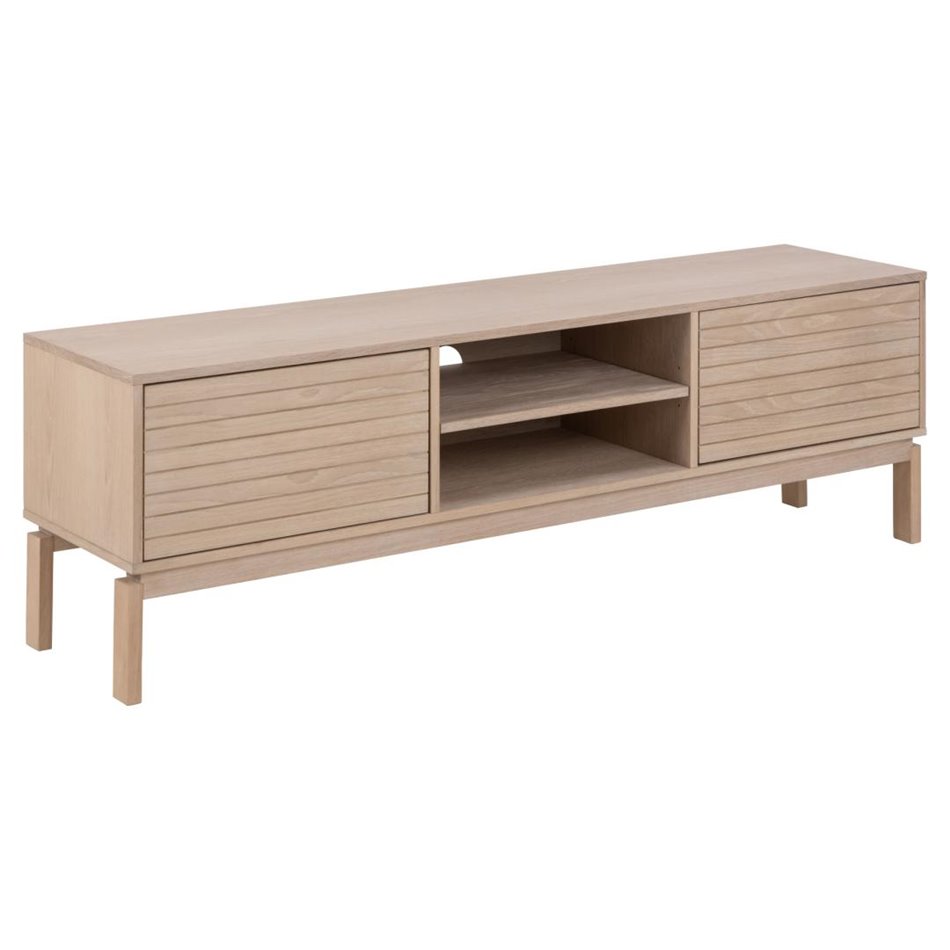 TV unit Alinley, oak veneer, H50x160x40cm