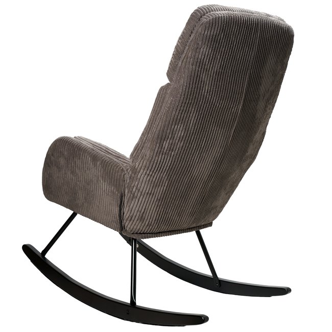 Rocking chair Amelia, mocca, 107x95x66cm, seat high 48cm