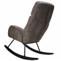 Rocking chair Amelia, mocca, 107x95x66cm, seat high 48cm