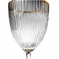 Red wine glass Bergo, metallic copper,  H23, D9.4cm, 350ml