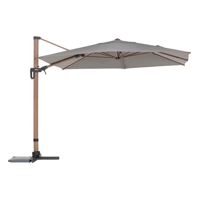 Parasol Latikeo platinum color, H263x300x420cm