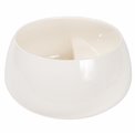 Salad bowl Nora, white color, porcelain, D21x10,8cm