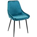 Chair East Side, bluegreen, 84x48x57cm