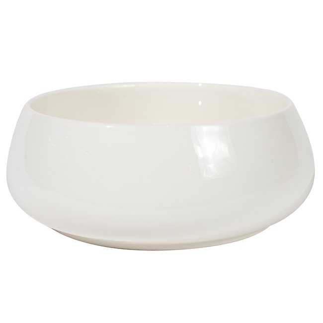 Bowl Nora, white color, porcelain, D15,3x6cm