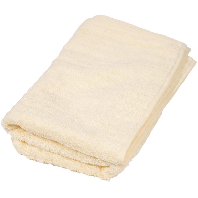 Bamboo towel Stripe, 70x140cm, light yellow, 550g/m2