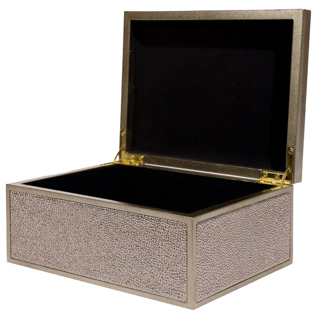 Box plasic Fulga silver M, H8.5x20x15cm