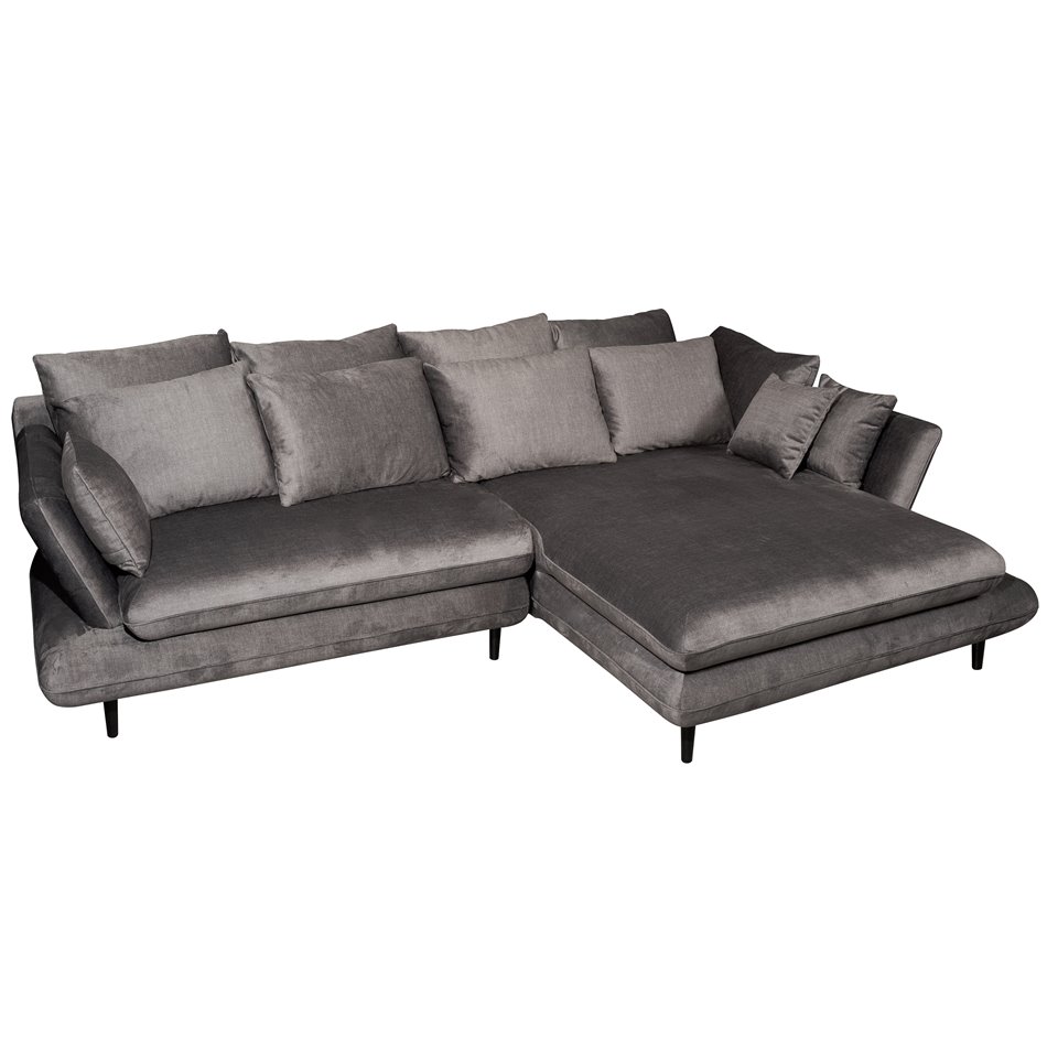 Sofa Wemonte, right corner, sleeping function, H90x283x181cm, seat height 47.5cm